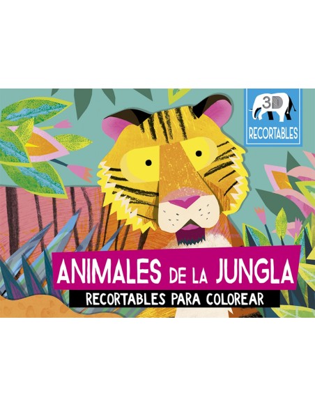 ANIMALES DE LA JUNGLA RECORTABLES 3D
