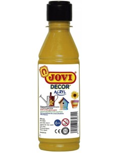 BOTE PINTURA JOVIDECOR ACRYL ORO 250ML