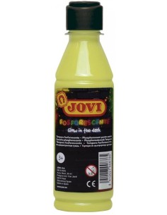 BOTELLA TEMPERA FOSFORESCENTE AMARILLO 250ML