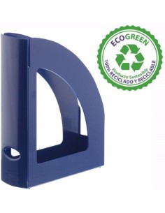 C 6 REVISTEROS PLASTICO COLOR AZUL OPACO 250X80X320MM
