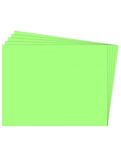 PAQ 25 CARTULINA FIXO 50X65 180G VERDE MANZANA