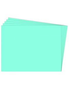 PAQ 25 CARTULINA FIXO 50X65 180G AZUL TURQUESA