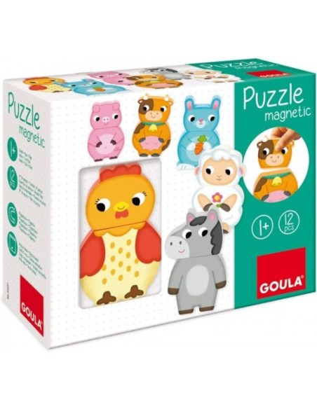 PUZZLE MAGNETICO INTERCAMBIABLE GRANJA
