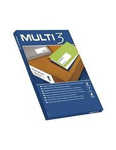C 100 HOJAS ETIQUETAS FT IM 105X70 MULTI3 CANTOS RECTOS