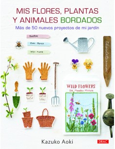 MIS FLORES PLANTAS Y ANIMALES BORDADOS