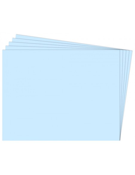 PAQ 25 CARTULINA FIXO 50X65 180G AZUL CIELO
