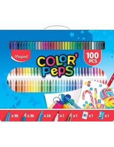 Set 100 piezas surtidas color peps