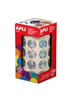 ROLLO GOMETS REDONDO HOLOGRAFICO AUTOADHESIVOS 20MM