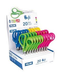 EXP 20 TIJERAS ESCOLARES ZURDOS 145CM MILAN