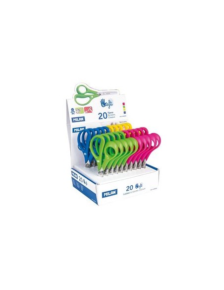 EXP 20 TIJERAS ESCOLARES ZURDOS 145CM MILAN