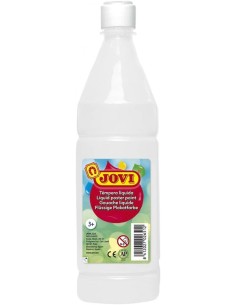 Bote tempera liquida jovi 1000ml blanco