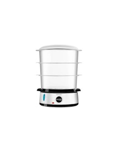 Vapovita 3000 Inox vaporizador Independiente 800 W Negro, Acero inoxidable, Transparente