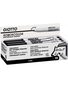 C 12 ROTULADOR ROBERCOLOR NEGRO GIOTTO WHITEBOARD MARKER