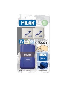 BLISTER AFILABORRA COMPACT TOUCH 2 GOMAS RECAMBIO SURTIDO