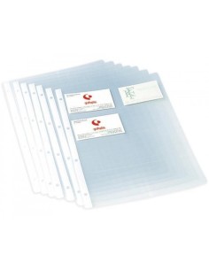 PAQ 10 FUNDAS A4 PORTATARJETAS 100X70MM
