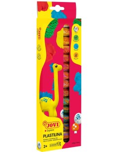 Estuche 15 barras plastilina jovi 15g colores surtidos