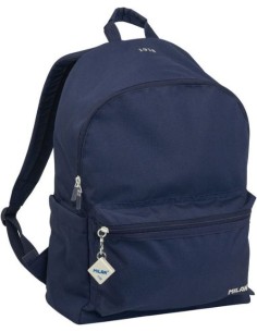 Mochila escolar doble serie 1918 azul marino 20x34x26cm