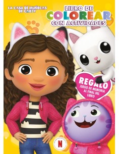 La casa de munecas de Gabby Actividades El libro de colorear