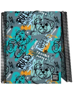 CARPETA FUNDAS MAXIPLAS PP 30F BampB BEAR 204x307x16cm