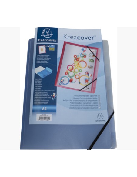 55380E carpeta Polipropileno (PP) Multicolor A4