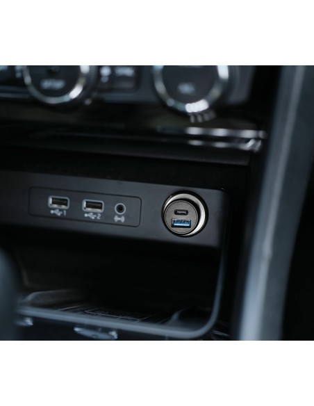 Maxo Universal Negro Encendedor de cigarrillos Carga rápida Auto