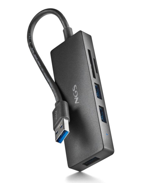 IHUB READER USB 3.2 Gen 1 (3.1 Gen 1) Type-A 5000 Mbit/s Negro