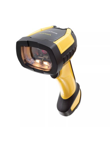PM9600-SR433RBK20 lector de código de barras Lector de códigos de barras portátil 1D/2D Laser Negro, Amarillo