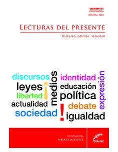 LECTURAS DEL PRESENTE DISCURSO POLITICA Y SOCIEDAD