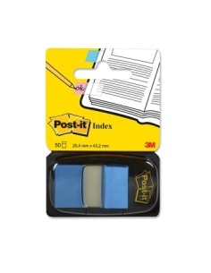 680-23 lengüeta de índice Separador en blanco con pestaña Poliéster Azul