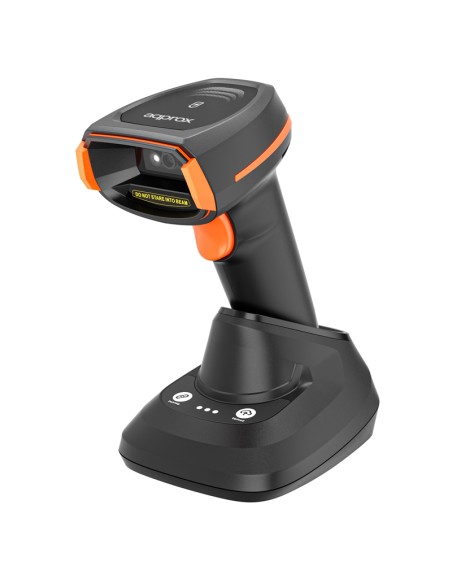 APPLS24WSBS lector de código de barras Lector de códigos de barras portátil 1D/2D Negro, Naranja