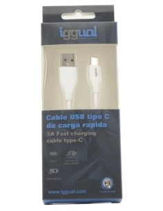 Cable USB-A/USB-C 100 cm blanco Q3.0 3A