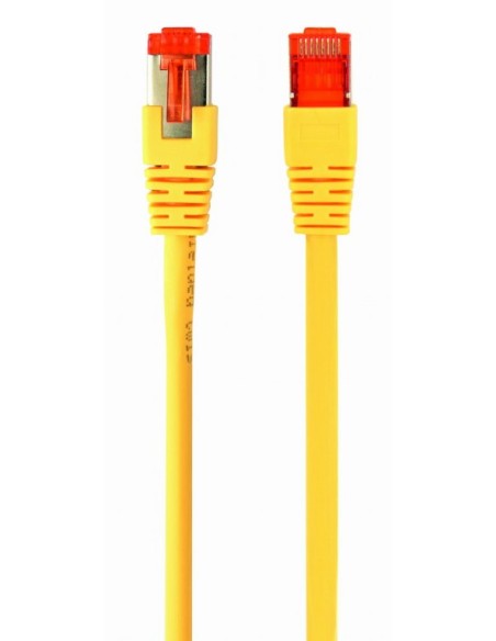PP6A-LSZHCU-Y-0.5M cable de red Amarillo 0,5 m Cat6a S/FTP (S-STP)