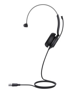 UH35 Mono Teams Auriculares Alámbrico Diadema Oficina/Centro de llamadas USB tipo A Negro