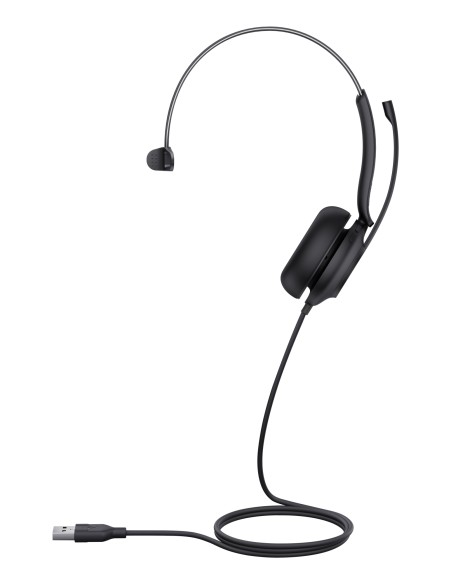 UH35 Mono Teams Auriculares Alámbrico Diadema Oficina/Centro de llamadas USB tipo A Negro