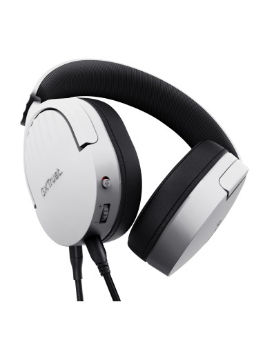 GXT 489W FAYZO Auriculares Alámbrico Diadema Juego Negro, Blanco
