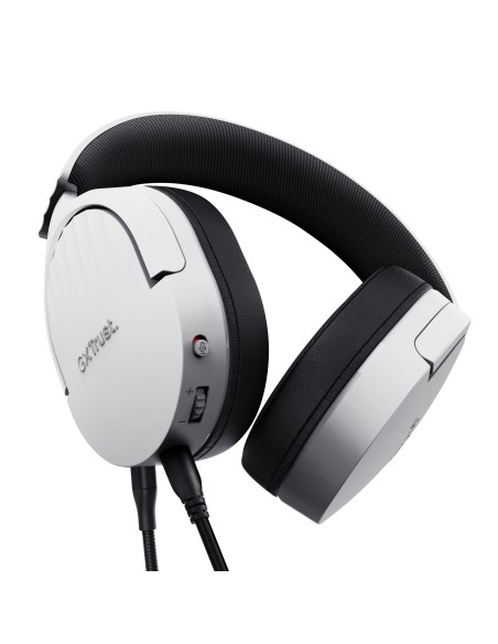 GXT 489W FAYZO Auriculares Alámbrico Diadema Juego Negro, Blanco