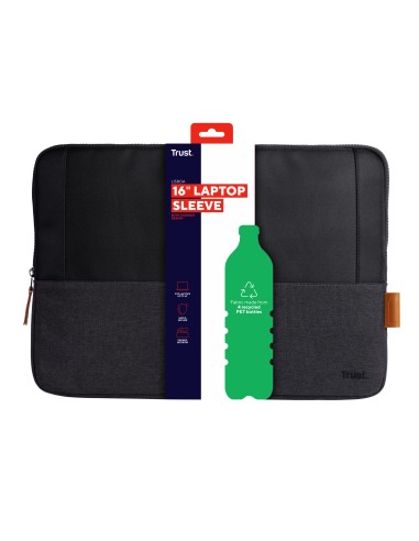 Lisboa 40,6 cm (16") Funda Negro