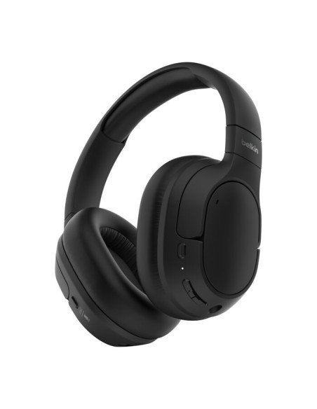 AUD008HQBK auricular y casco Auriculares Inalámbrico Diadema Llamadas/Música USB Tipo C Bluetooth Negro