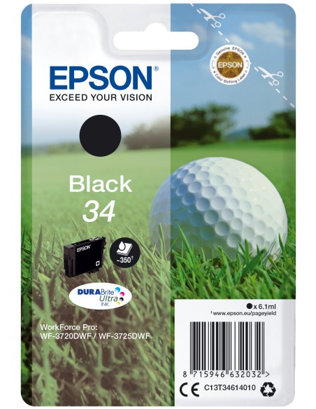 Golf ball Singlepack Black 34 DURABrite Ultra Ink