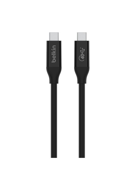 INZ001bt0.8MBK cable USB USB4 Gen 3x2 0,8 m USB C Negro