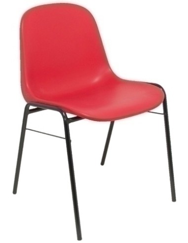 SILLA PIQUERAS ALBOREA CONF. ROJO PACK423RJ