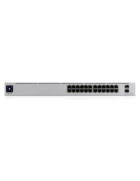 UniFi Pro 24-Port PoE Gestionado L2/L3 Gigabit Ethernet (10/100/1000) Energía sobre Ethernet (PoE) 1U Plata