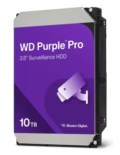 Purple Pro WD102PURP disco duro interno 10 TB 7200 RPM 512 MB 3.5" Serial ATA III