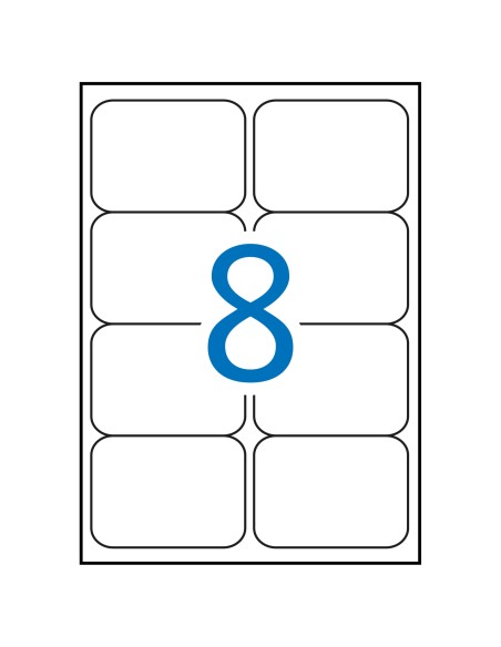 02875 etiqueta de impresora Naranja