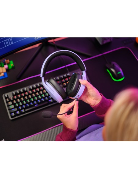 GXT 489P FAYZO Auriculares Alámbrico Diadema Juego Negro, Púrpura