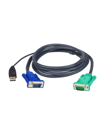 Cable KVM USB con SPHD 3 en 1 de 1,8 m
