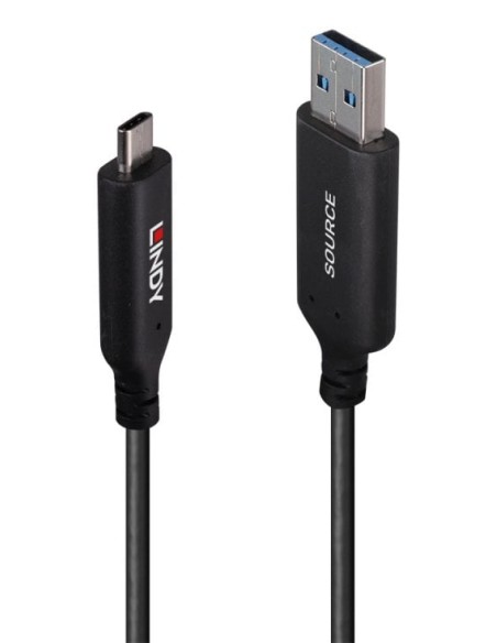 43395 cable USB USB 3.2 Gen 1 (3.1 Gen 1) 10 m USB A USB C Negro