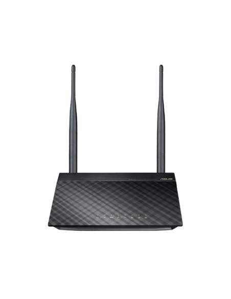 RT-N12E C1 N300 router inalámbrico Ethernet rápido Banda única (2,4 GHz) Negro, Metálico