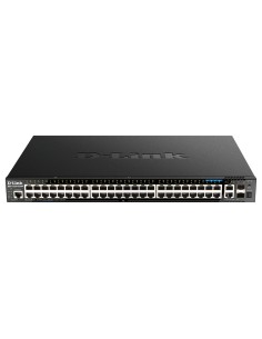 DGS-1520-52MP switch Gestionado L3 Gigabit Ethernet (10/100/1000) Energía sobre Ethernet (PoE) 1U Negro
