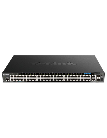 DGS-1520-52MP switch Gestionado L3 Gigabit Ethernet (10/100/1000) Energía sobre Ethernet (PoE) 1U Negro